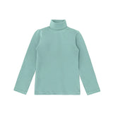 Toddler Cotton Basic Turtleneck Shirt & Leggings Set