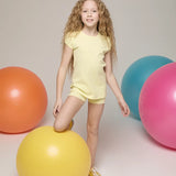 Little Girl Cotton Basic Solid Short