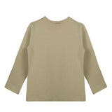 Little Girls Cotton Long Sleeve Basic Crewneck T-Shirt