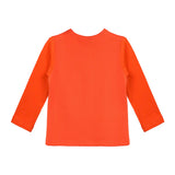 Baby Girls' Basic Long Sleeve Round Neck T-Shirt