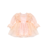 Baby Girls' Lace Floral Embroidered Dress