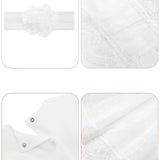 Baby Girls Lace Baptism Dress Christening with Matching Headband