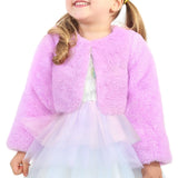 Girls' Bolero Cozy Faux Fur Jacket Shrug