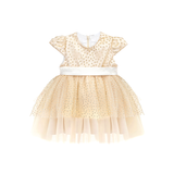 Baby Sparkling Polka Dot Tulle Dress Set