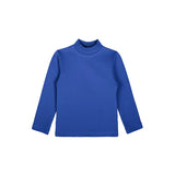 Big Girls Cotton Basic Mock-Neck Shirt & Leggings Set