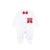 Newborn 4-Piece Jeweled Crown Layette Set