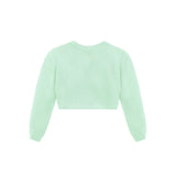 Baby Flower Detailed Buttoned Bolero Cardigan