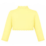 Baby Knit Button Detailed Bolero Cardigan