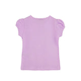 Baby Cotton Puff Sleeve Basic Crewneck T-Shirt