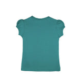 Baby Cotton Puff Sleeve Basic Crewneck T-Shirt