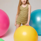 Girls' Basic Solid Soft Dance Short for Gymnastics or Under Skirts