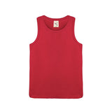 Big Girls Cotton Basic Racerback Tank Top and Short Set