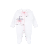 Newborn Baby 3-Piece Cotton Jeweled Layette Set