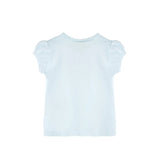 Baby Cotton Puff Sleeve Basic Crewneck T-Shirt