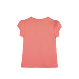 Baby Cotton Puff Sleeve Basic Crewneck T-Shirt
