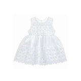 Baby Girl White Flower Girl Dress Set