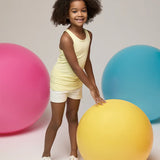 Little Girls Cotton Basic Racerback Tanktop