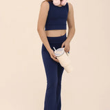 Girls Flare Leggings Dance Bottoms High Waisted Bootcut Yoga Pants