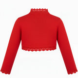 Baby Knit Button Detailed Bolero Cardigan