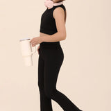 Girls Flare Leggings Dance Bottoms High Waisted Bootcut Yoga Pants