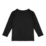 Little Girls Cotton Long Sleeve Basic Crewneck T-Shirt