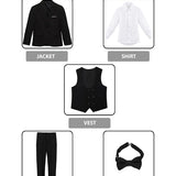 Boys Wedding Ring Bearer Dress Outfit Set