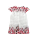 Little Girls Floral Short Sleeve Summer Dress
