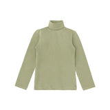 Toddler Cotton Basic Turtleneck Shirt & Leggings Set