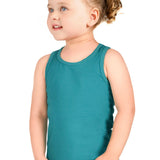 Girls' Soft Solid Cotton Blend Racerback Tank Top
