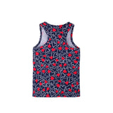 Girls' Soft Solid Cotton Blend Racerback Tank Top