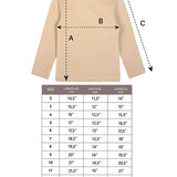 Toddler Cotton Long Sleeve Basic Mock-Neck T-Shirt