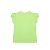 Baby Cotton Puff Sleeve Basic Crewneck T-Shirt