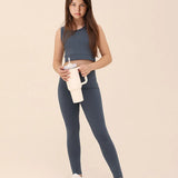 Girls Athletic Crop Top & Legging Set