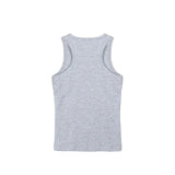 Girls' Soft Solid Cotton Blend Racerback Tank Top