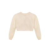 Baby Flower Detailed Buttoned Bolero Cardigan