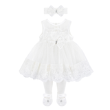 Newborn Lace Tulle Princess Gown Set