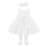 Newborn Lace Tulle Princess Gown Set