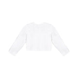 Girls Cozy Long Sleeve Crew Neck Dress Coat
