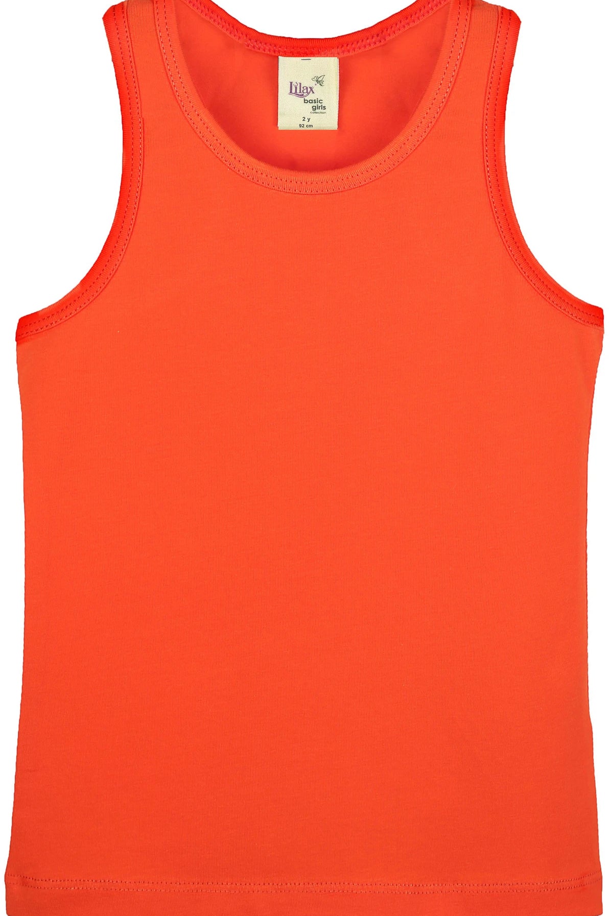 Girls cotton solid basic racerback tanktop and shorts set; perfect for baby girl clothes & christmas gift ideas