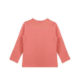 Little Girls Cotton Long Sleeve Basic Crewneck T-Shirt