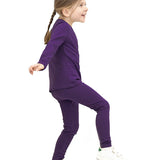 Big Girls Cotton Crewneck Basic T-Shirt & Leggings Set