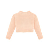Girls' Bolero Cardigan Shrug Knit Long Sleeve Button Closure