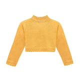 Girls' Bolero Cardigan Shrug Knit Long Sleeve Button Closure