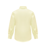 Lilax Boys' Button Down Shirt Solid Long Sleeve Dress Shirt