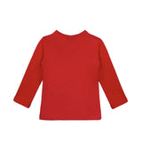 Little Girls Cotton Long Sleeve Basic Crewneck T-Shirt