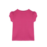 Baby Cotton Puff Sleeve Basic Crewneck T-Shirt