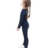 Big Girls Cotton Crewneck Basic T-Shirt & Leggings Set