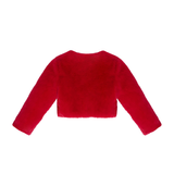 Girls Cozy Crewneck Bolero Cardigan