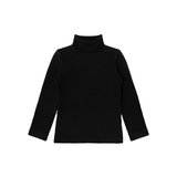 Little Girls Cotton Basic Turtleneck Shirt & Leggings Set