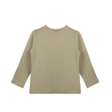 Baby Cotton Long Sleeve Basic Crewneck T-Shirt